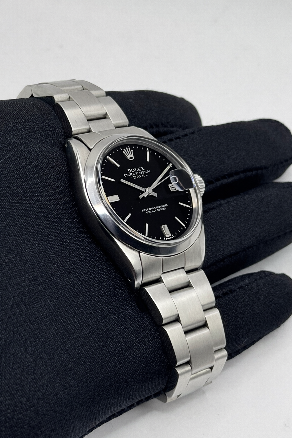 Rolex Oyster Perpetual Ref. 1500 - dial nero - garanzia - revisionato