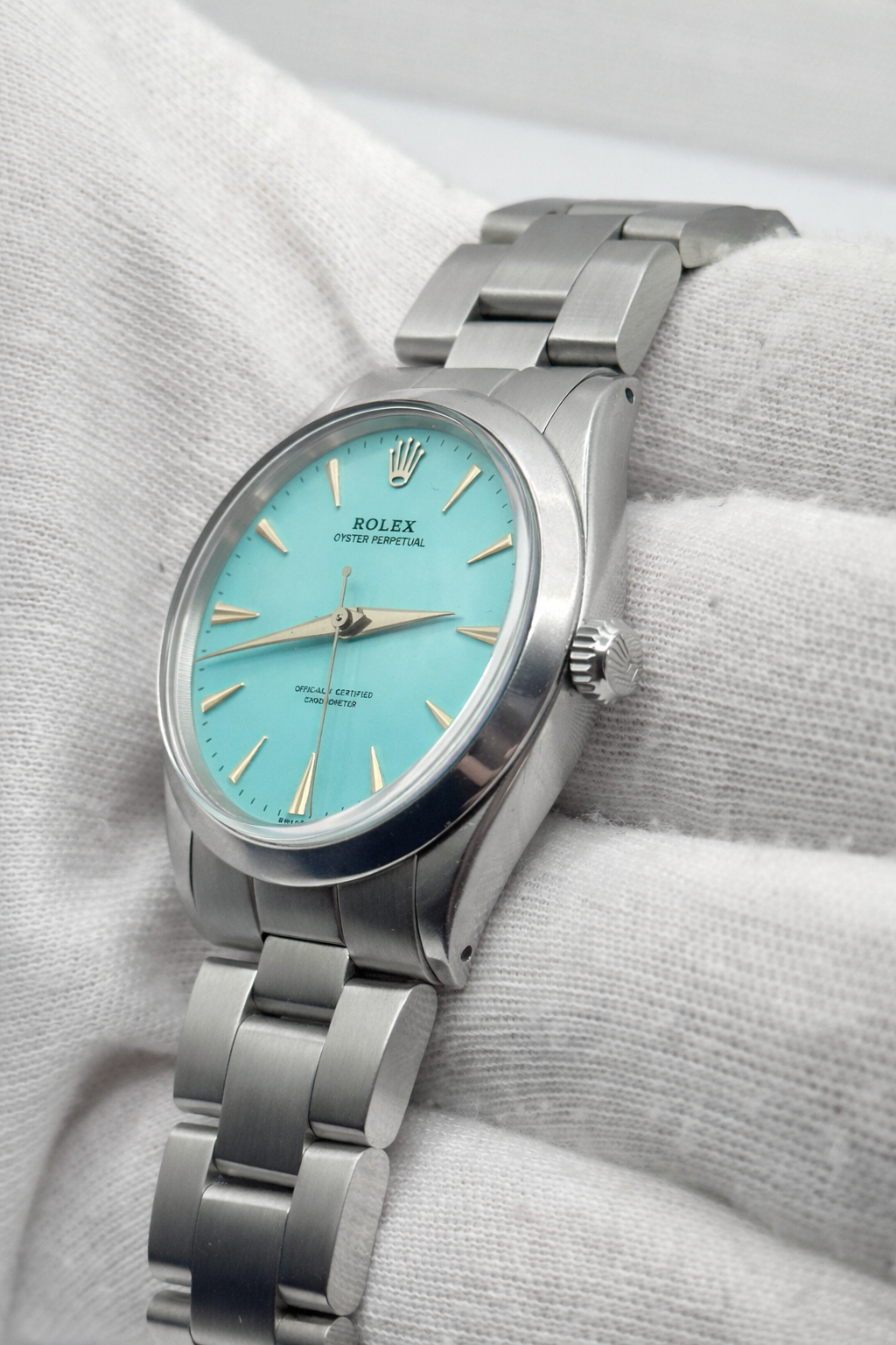 Rolex Oyster Perpetual Ref. 6569 – dial Tiffany  - garanzia - revisionato - vintage