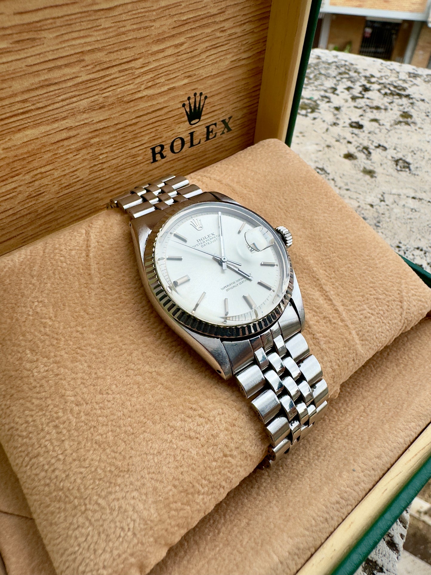Rolex Datejust ref. 1601 dial silver