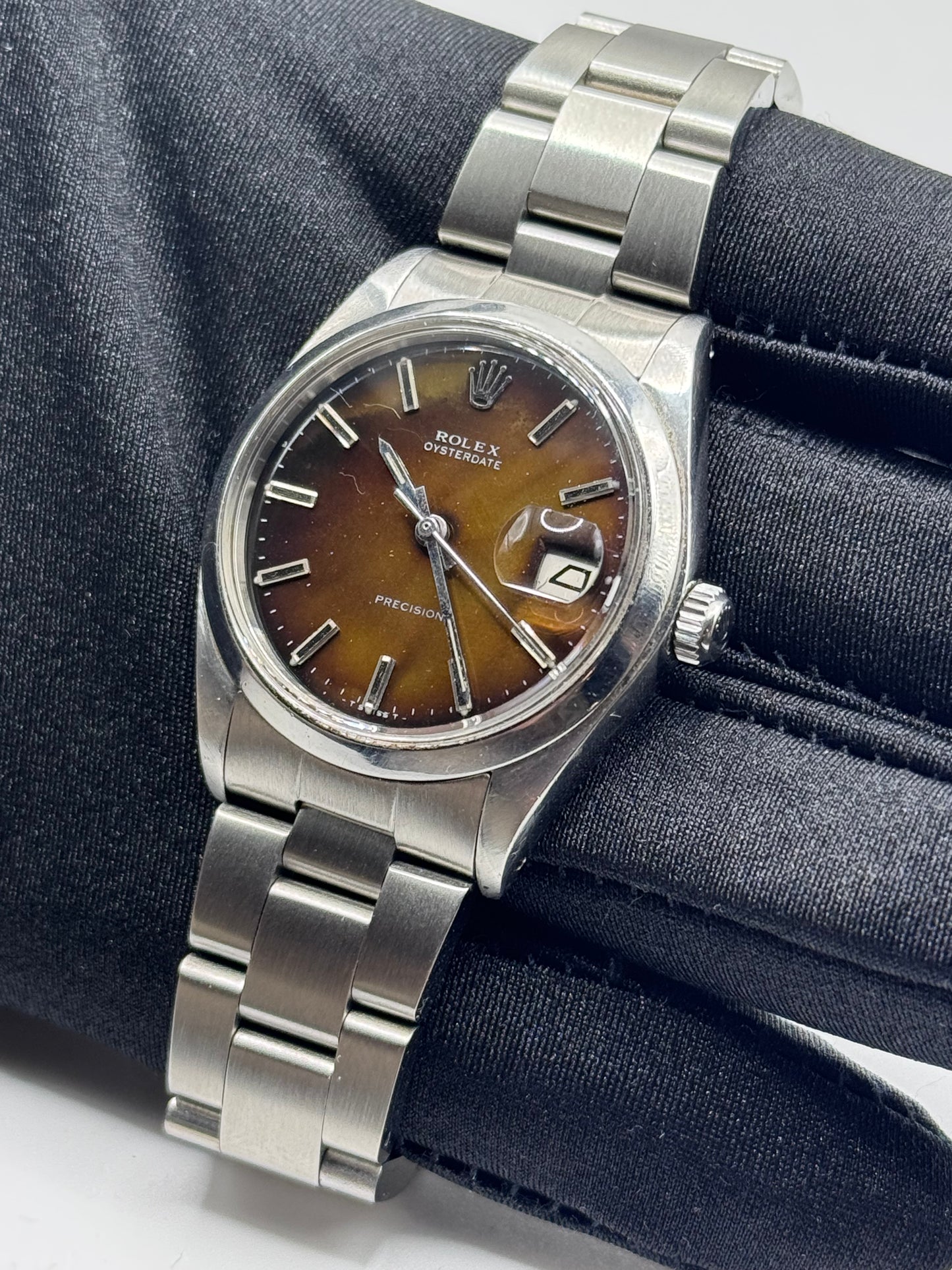 Rolex Oyster Precision Ref. 6694 dial tropical marrone - garanzia - revisionato