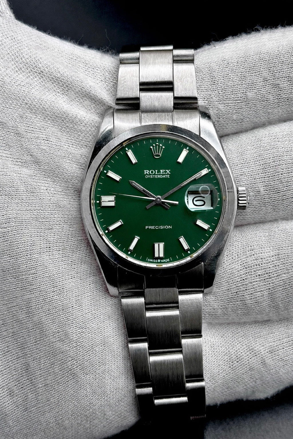 Rolex Oyster Precision ref. 6694 - dial verde - garanzia - revisionato
