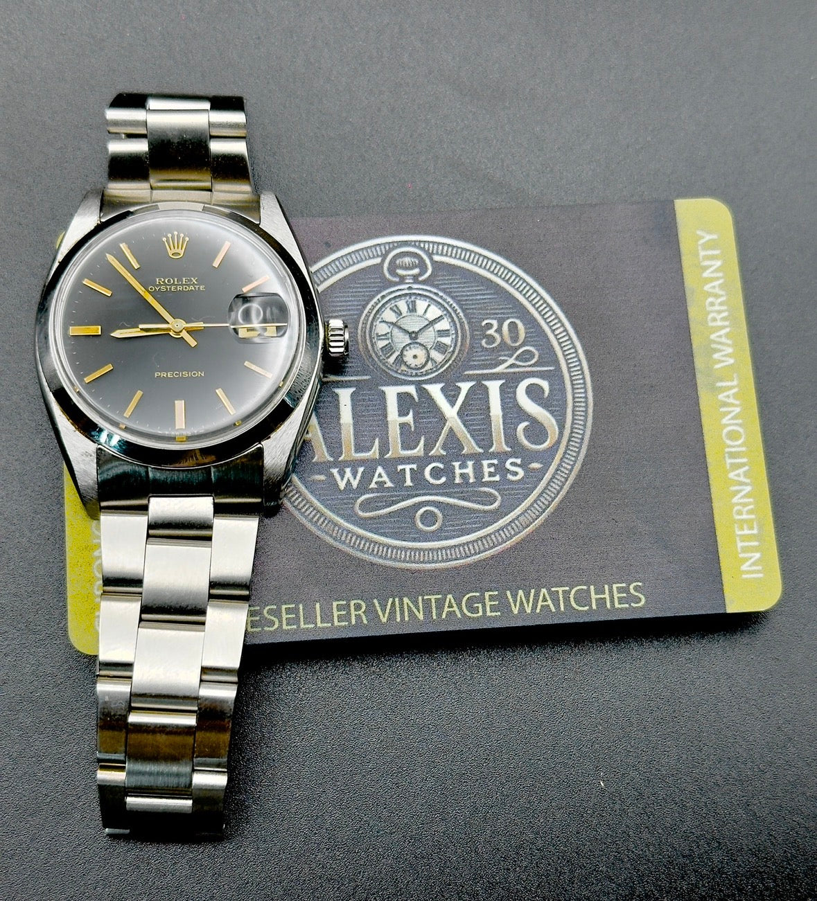 Rolex Oyster Precision Ref. 6694 dial nero  - garanzia - revisionato