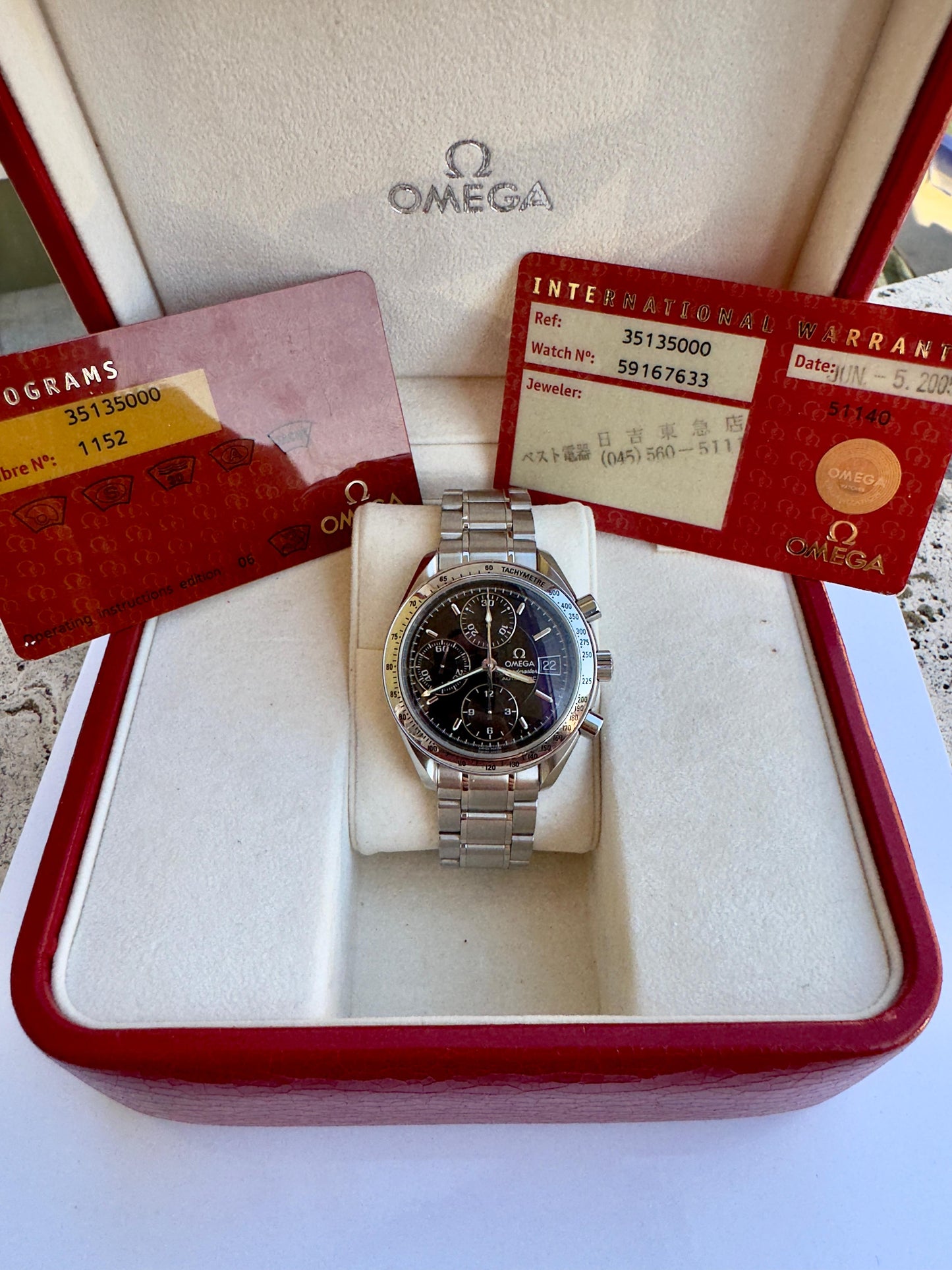 Omega Speedmaster FULL SET  ref. 3513.50
