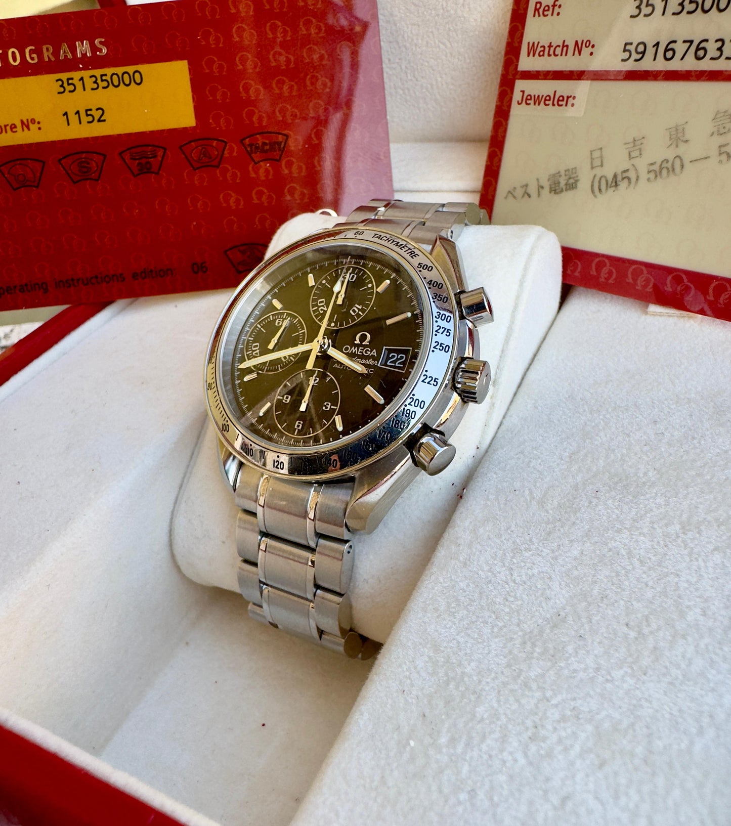 Omega Speedmaster FULL SET  ref. 3513.50