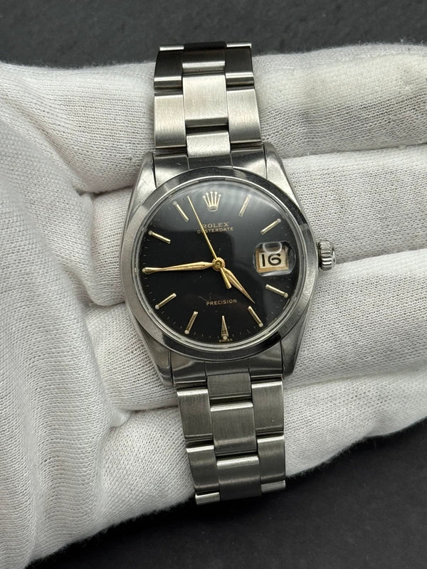 Rolex Oysterdate Precision Ref. 6694 dial nero – Garanzia - Revisione
