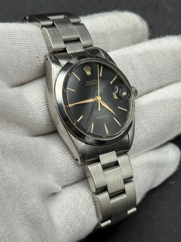 Rolex Oysterdate Precision Ref. 6694 dial nero – Garanzia - Revisione