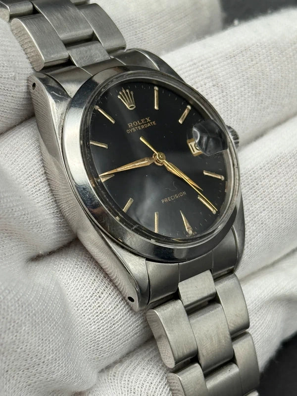 Rolex Oysterdate Precision Ref. 6694 dial nero – Garanzia - Revisione