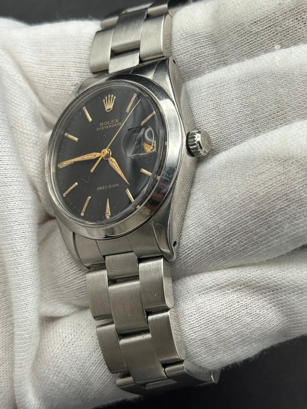 Rolex Oysterdate Precision Ref. 6694 dial nero – Garanzia - Revisione