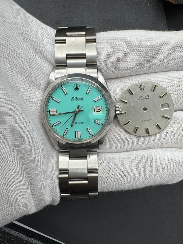 Rolex Oyster Precision Ref. 6094 dial Tiffany - doppio quadrante - garanzia - revisionato