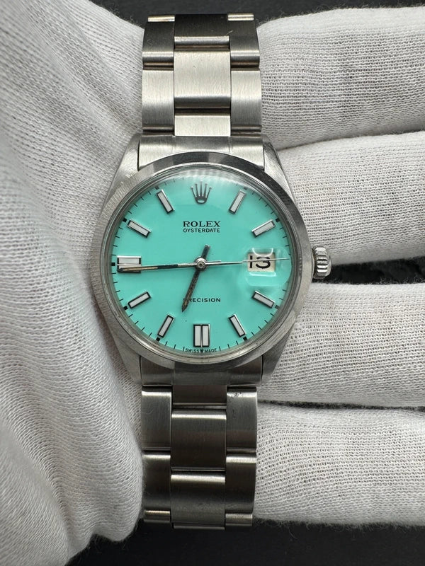 Rolex Oyster Precision Ref. 6094 dial Tiffany - doppio quadrante - garanzia - revisionato