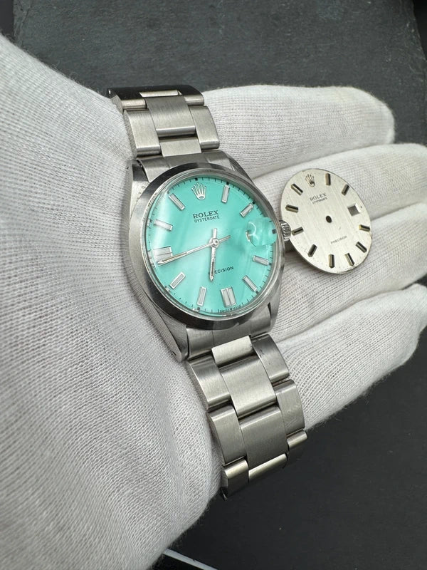Rolex Oyster Precision Ref. 6094 dial Tiffany - doppio quadrante - garanzia - revisionato