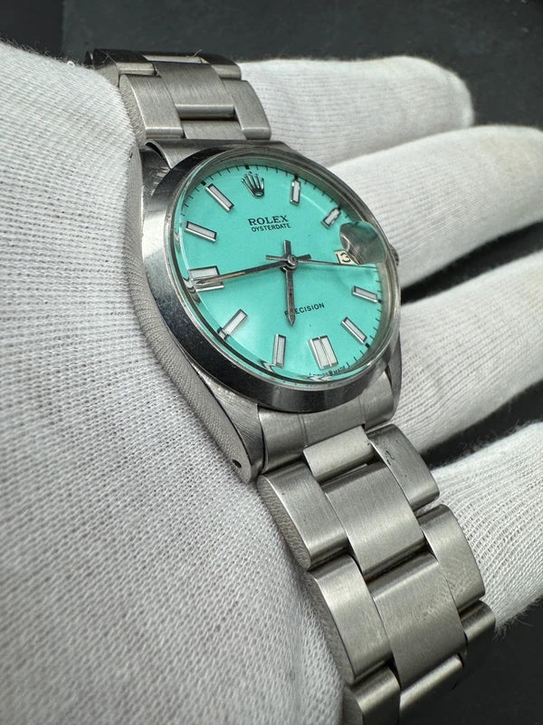 Rolex Oyster Precision Ref. 6094 dial Tiffany - doppio quadrante - garanzia - revisionato